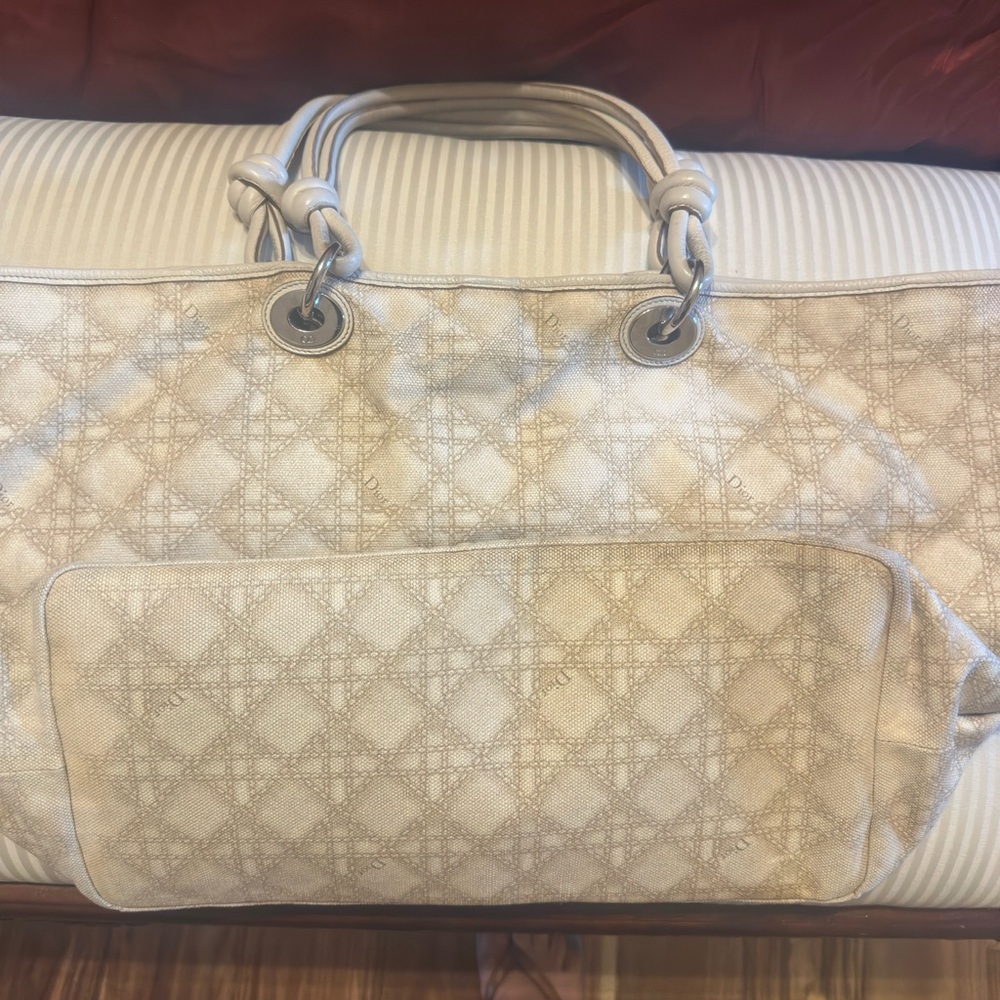 Christian Dior Cannage Cherie Large Tote - Picture 16 of 16
